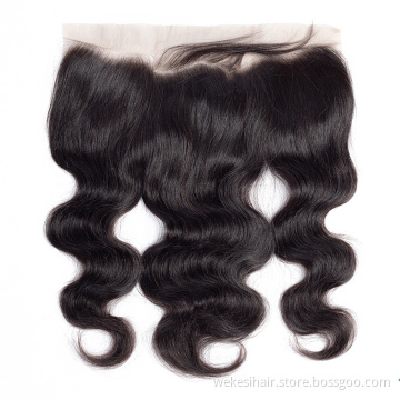 Virgin Body Wave Lace Closure Frontal Wholesale Cheap Body Wave 100% Virgin Brazilian Human,13x4 13x6 Lace Frontal